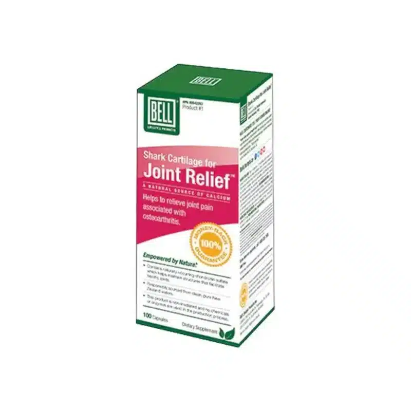 Shark Cartilage Capsule (100 Caps): For Osteoarthritis Relief - Recs-Medix Bell shark cartilage capsule
