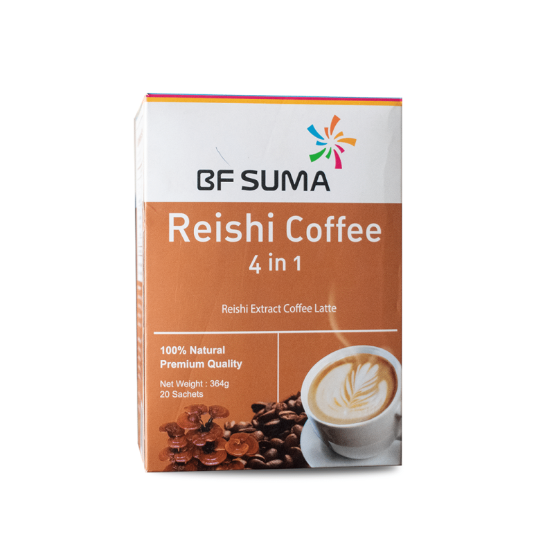 Bf Suma 4 In 1 Reishi Coffee – Daily Wellness Coffee – 12G – 20 Sachets - Recs-Medix Bf suma 4 in 1 reishi coffee boosts immunity, energy, and overall wellness