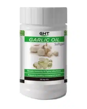 GHT Garlic Oil Softgel – Natural Garlic Extract Supplement for Heart, Immunity, and Digestion Support