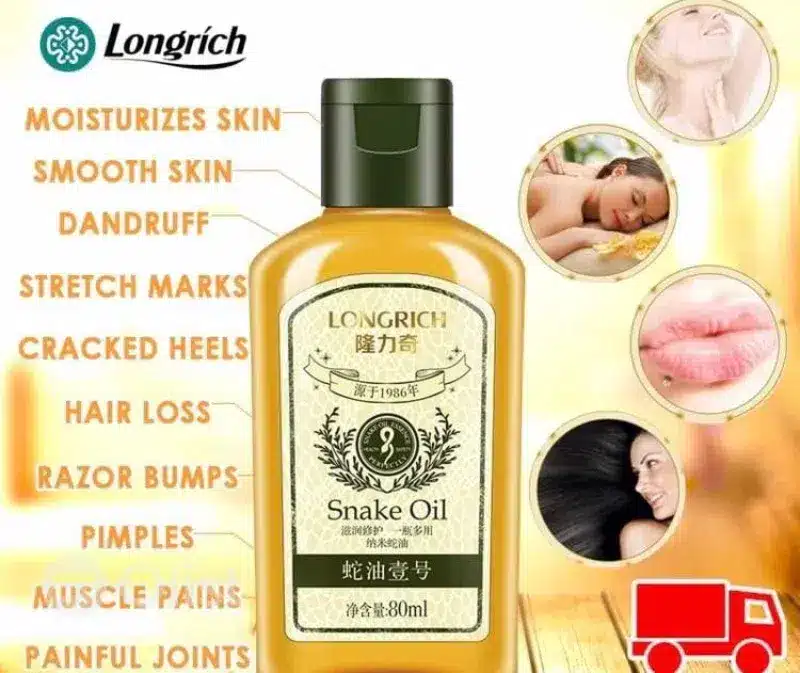 Longrich Snake Oil No.1: Remove Stretch Marks And Relieve Arthritis - Recs-Medix Snake oil