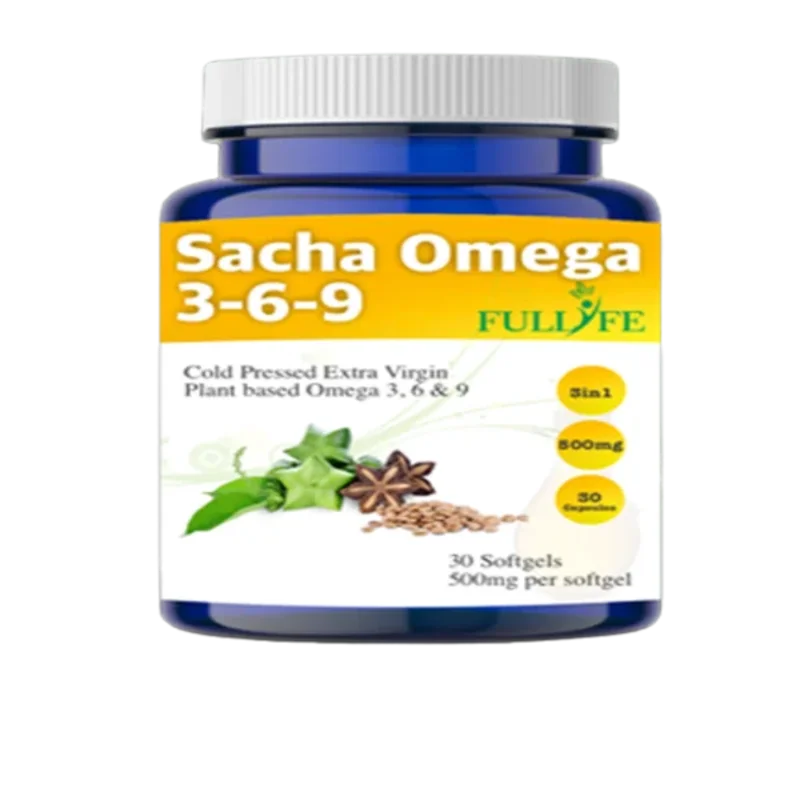 Sacha Omega 3-6-9 (30 Sgels) - Natural Sacha Inchi Oil For Heart, Brain &Amp; Skin Health - Recs-Medix Fullife sacha omega 3-6-9 capsules – natural sacha inchi oil for heart, brain, and skin health
