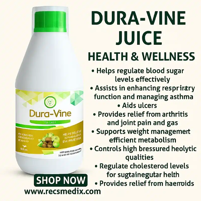 Everhealthy Dura Vine Juice — Ayurvedic Digestive Support — Amla, Harad &Amp; Baheda — 500Ml - Recs-Medix Everhealthy dura vine juice — ayurvedic digestive support — amla, harad & baheda — 500ml - image 4