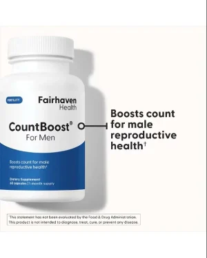 Fairhaven CountBoost for Men – Male Fertility and Sperm Count Support