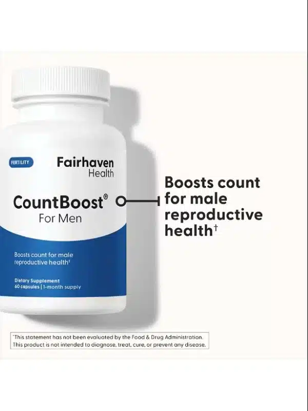 Fairhaven Countboost – Male Fertility &Amp; Sperm Count Support – 60 Capsules - Recs-Medix Fairhaven countboost for men – male fertility and sperm count support