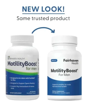 Fairhaven Motility Boost for Men – Improve Sperm Motility and Fertility Naturally