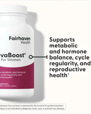Fairhaven Ovaboost - Natural Women's Fertility Supplement for Egg Quality