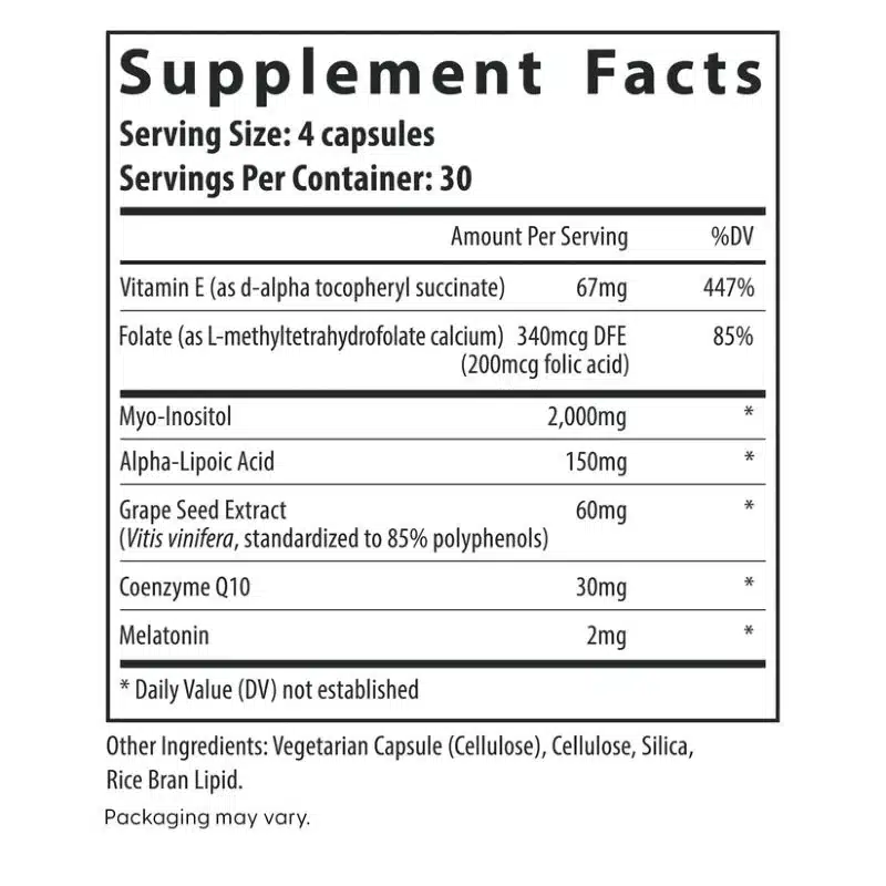 Fairhaven Ovaboost For Women – Myo-Inositol, Coq10 &Amp; Melatonin Fertility Supplement – 120 Capsul - Recs-Medix Fairhaven health ovaboost for women - natural women's fertility supplement for egg quality