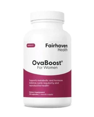 Fairhaven Female Fertility Combo Pack supports hormone balance and egg quality.