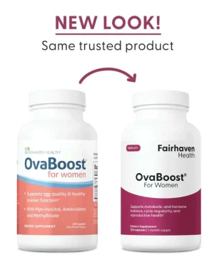 Fairhaven Ovaboost - Natural Women's Fertility Supplement for Egg Quality