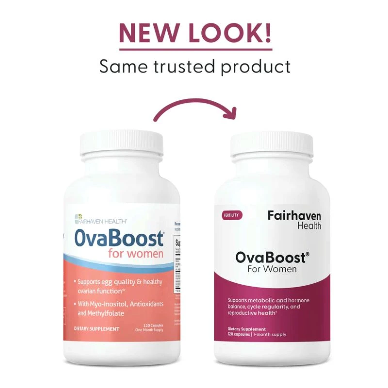 Fairhaven Ovaboost For Women – Myo-Inositol, Coq10 &Amp; Melatonin Fertility Supplement – 120 Capsul - Recs-Medix Fairhaven ovaboost - natural women's fertility supplement for egg quality