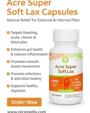 Everhealthy Soft Lax Capsules – Natural Relief for Constipation and Piles