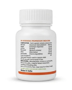 Everhealthy Soft Lax Capsules ingredient label Ayurvedic composition