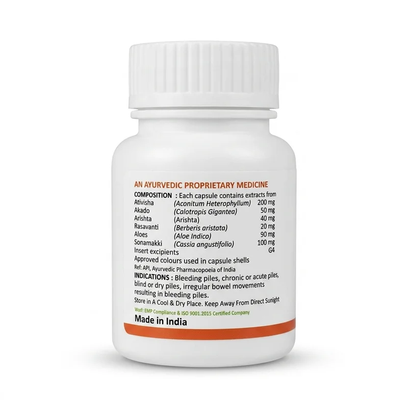 Everhealthy Soft Lax – Ayurvedic Bowel Support Capsules – 60 Capsules - Recs-Medix Everhealthy soft lax capsules ingredient label ayurvedic composition