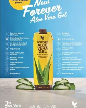 Forever Aloe Vera Gel (1L) – 99.7% Pure Inner Leaf Aloe Drink