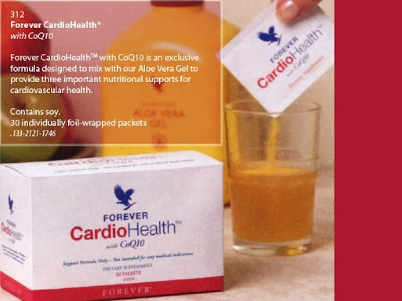 Forever Cardiohealth With Coq10 – Cardiovascular Support – 80Mg – 30 Packets - Recs-Medix Cardiohealth with coq10 - heart health and circulation support supplement