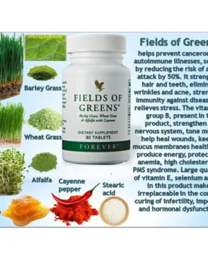 Fields of Greens - Superfood Supplement for Detox, Energy, and Vitality