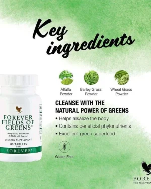 Fields of Greens - Superfood Supplement for Detox, Energy, and Vitality