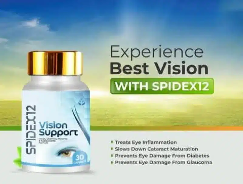 Faforlife Spidex 12 Vision Plus – Herbal Eye Health &Amp; Vision Support – 30 Capsules - Recs-Medix Spidex 12 vision plus - eye care, vision, and uv protection capsules.