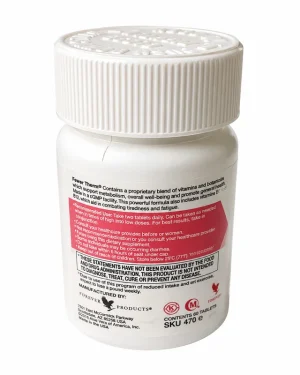 Forever Therm Tablets usage directions and caution label
