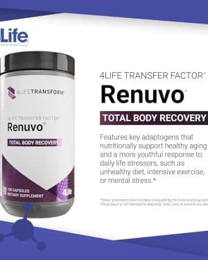 Transfer Factor Renuvo Capsule for immune support and anti-aging.