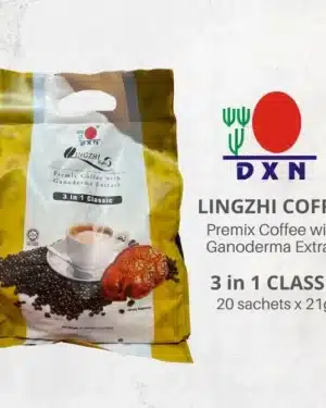 DXN Lingzhi 3 in 1 Coffee - Ganoderma Coffee for Energy and Wellness