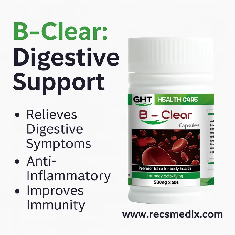Ght B-Clear Capsules – Herbal Body Detox &Amp; Immune Support – 500Mg – 60 Capsules - Recs-Medix Ght b-clear capsules – herbal body detox & immune support – 500mg – 60 capsules - image 2