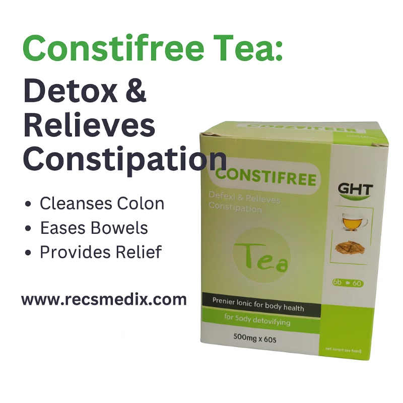 Ght Constifree Tea – Herbal Bowel Regularity Support – 30 Tea Bags - Recs-Medix Ght constifree tea - herbal constipation relief and detox tea
