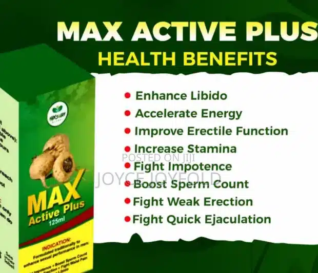 Max Active Plus: Improves Libido And Bedroom Confidence - Recs-Medix Max action plus
