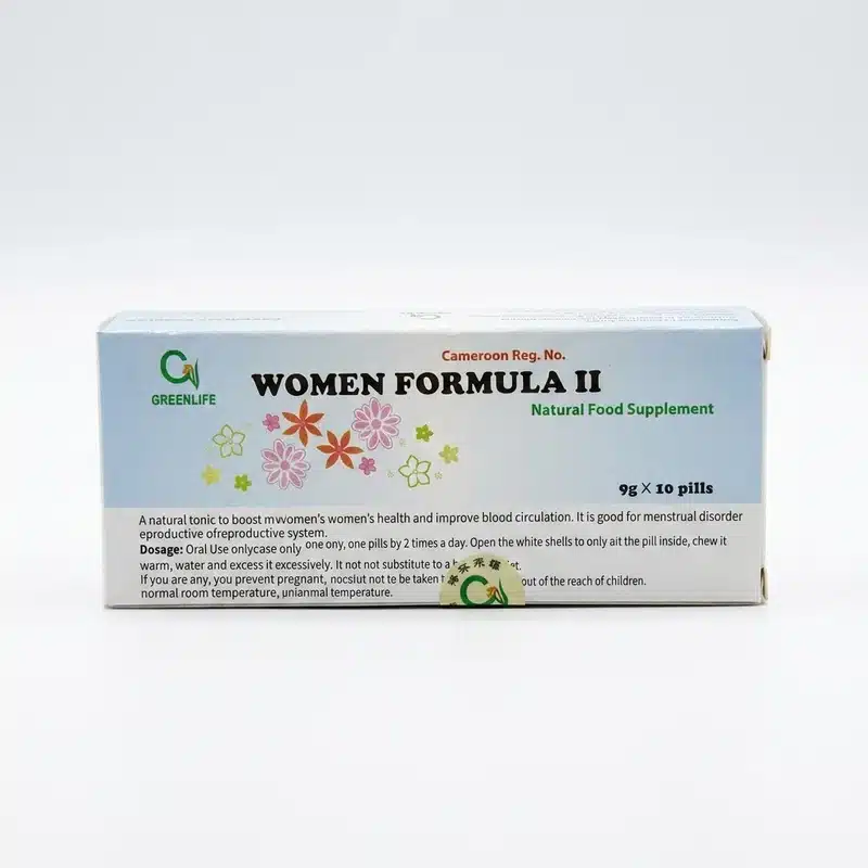 Greenlife Women Formula Ii – Cycle &Amp; Hormonal Wellness Support – 10 Pills - Recs-Medix Greenlife women formula ii box, 10 pills (9g), herbal supplement for menstrual comfort and feminine vitality support