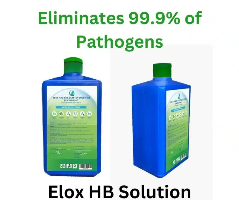 Elox Hb Solution – Hypochlorous Acid Disinfectant – Water &Amp; Surface Hygiene – 1L - Recs-Medix Elox hb solution - portable, chemical-free water disinfectant