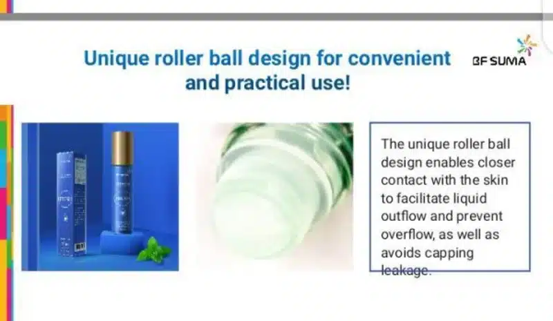 Bf Suma Cool Roll — Cooling &Amp; Soothing Relief Roll-On — 10Ml - Recs-Medix Bf suma cool roll - relief for pain, inflammation, and itchiness