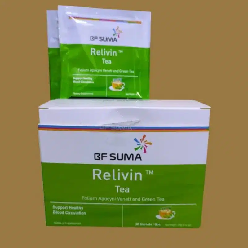 Bf Suma Relivin Tea – Cardiovascular Wellness Support – 20 Teabags - Recs-Medix Bf suma relivin tea supports healthy blood circulation.