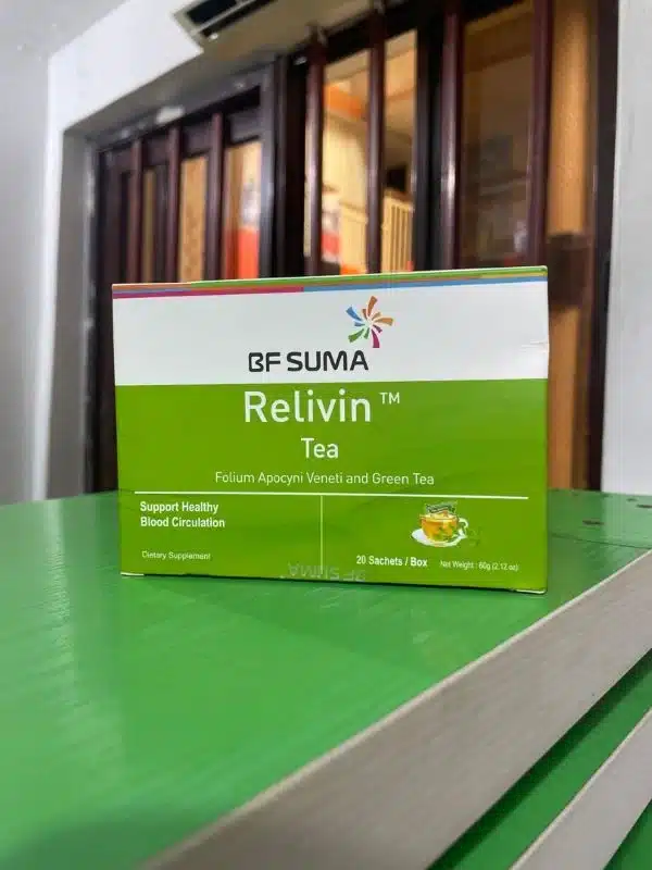Bf Suma Relivin Tea – Cardiovascular Wellness Support – 20 Teabags - Recs-Medix Bf suma relivin tea supports healthy blood circulation.