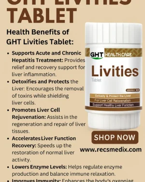 GHT Livities Tablet – Herbal Liver Detox and Regeneration Support