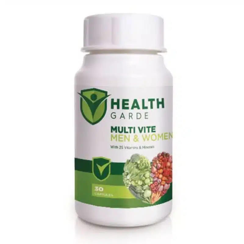 Health Garde Multivite For Men And Women (30 Caps) - Daily Energy And Vitality Boost - Recs-Medix Health garde multivite for men and women