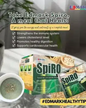 Edmark SpiRO Fiber Meal – High-Fiber Cereal for Better Digestion and Heart Health