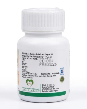 Everhealthy Clean Detox Capsules dosage and NAFDAC registration A7-100841L label