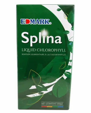 edmark splina liquid chlorophyll 500ml front view packaging