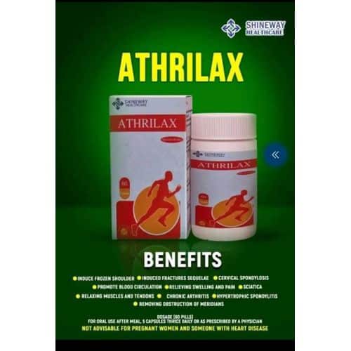 Athrilax (60 Caps) - Joint Pain Relief, Arthritis Support, Sciatica, Spondylitis - Recs-Medix Athrilax