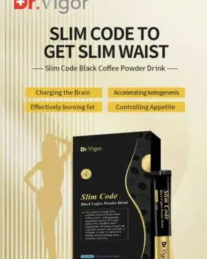 Dr Vigor Slim Code Black Coffee - Premium Fat-Burning and Brain-Boosting Ketogenic Coffee