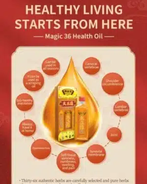 Magic 36 Health Oil - Herbal Relief oil for Pain and Swelling