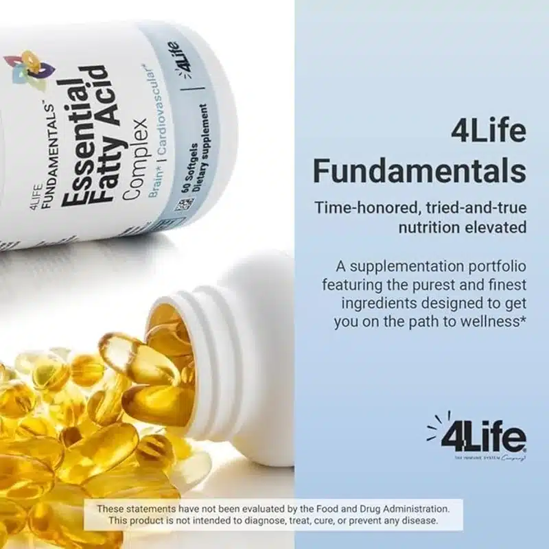 4Life Essential Fatty Acid Complex - Heart &Amp; Brain - 60 Sgels - Recs-Medix 4life essential fatty acid complex - heart & brain - 60 sgels - image 4