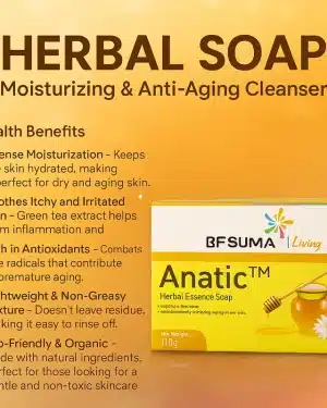 Anatic Herbal Essence Soap - Moisturizing and Anti-Aging Soap by BF SUMA.