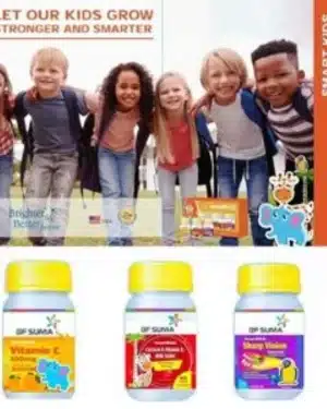 BF Suma Vitamin C Chewable Tablets supports immune function in kids and teenagers.