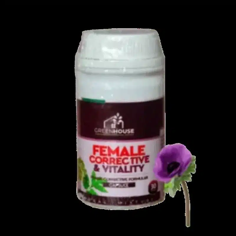 De Greenhouse Female Corrective And Vitality – Women’s Reproductive Support – 30 Capsules - Recs-Medix Female corrective and vitality - fertility and hormone balance supplement for women