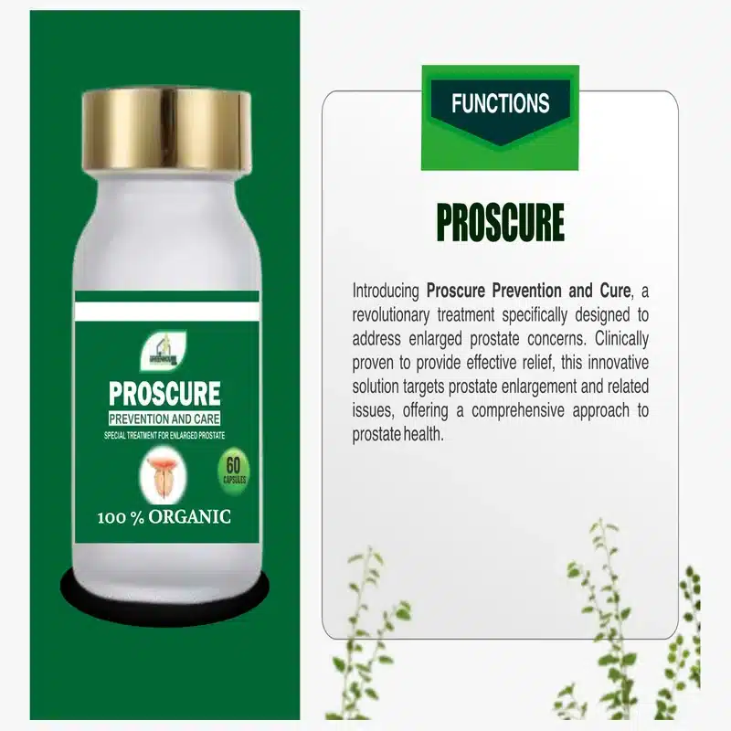 Greenhouse Proscure Capsule – Prostate Wellness Support – 60 Capsules - Recs-Medix Greenhouse proscure capsule – prostate wellness support – 60 capsules - image 2