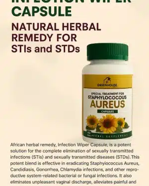Infection Wiper Capsule - Natural STI, STD, and Fertility Support