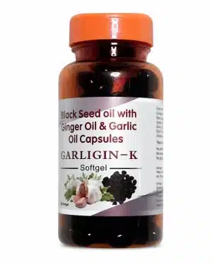 Edible Herbs Garligin-K black seed oil softgels 60 capsules