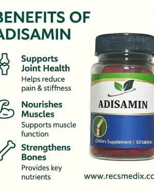 Adisamin – Joint, Bone, Nerve, and Cardiovascular Health Support Supplement