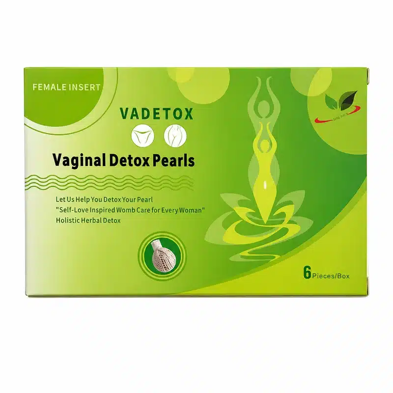 Edible Herbs Vadetox Vaginal Detox Pearls – Herbal Feminine Hygiene Support – 6 Pearls - Recs-Medix Edible herbs vadetox vaginal detox pearls front pack 6 pieces
